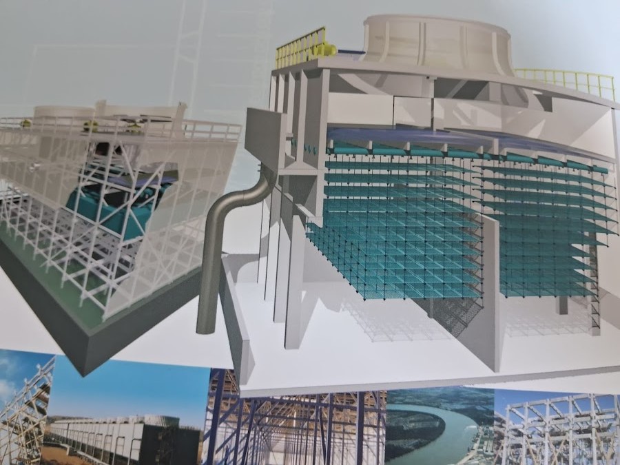 Air Cooled Heat Exchanger 3D Model