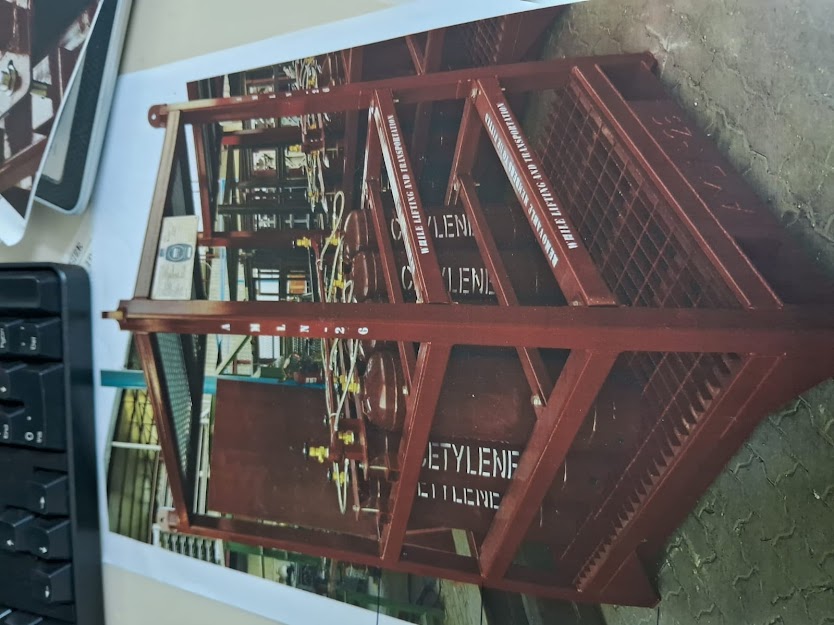 Acetylene Cylinder Rack